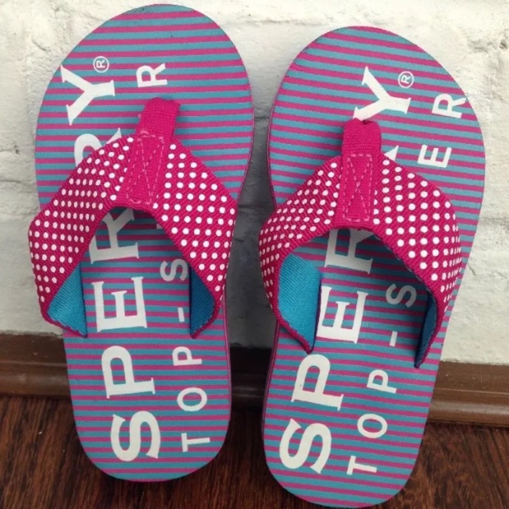 Girls Sperry Topsider Size 9 Sandal Flip Flops